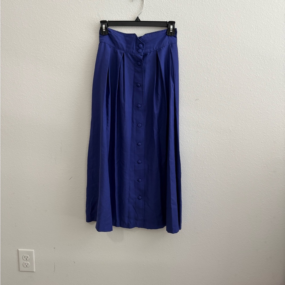 Vintage Button-Down Skirt